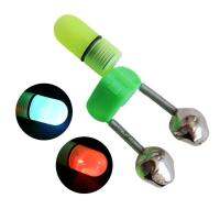 Led Night Fishing Rod Bite Bait Alarm Light Twin Bells Clip Alerter น้ำหนักเบาแบบพกพา Camping Equipment