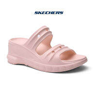 Skechers_สเก็ตเชอร์ส รองเท้า ผู้หญิง รองเท้าแตะส้นสูง Arch Fit Rumble Cali Shoes รองเท้าแตะส้นสูง Wedge Sandals-PINK