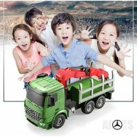 RM รถบังคับ รถบังคับเครนสำหรับขนไม้ซุง RC Mercedes Arocs Crane Truck รถของเล่น