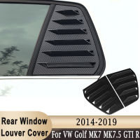 สำหรับ Volkswagen Golf MK7 MK7.5 GTI R 2014-2019ด้านหลังด้านนอกหน้าต่าง Louvers ตกแต่งหน้าต่าง Vent ฝาครอบสปอยเลอร์ Trim