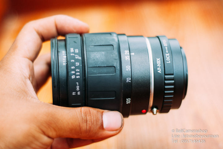 ขายเลนส์มือหมุน-งบประหยัด-tamron-28-105mm-f4-0-5-6-macro-serial-121179-for-sony-mirrorless-ทุกรุ่น