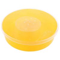 Yellow Bee Plastic Water Feeder Honeycomb Drinking Bowl Bee Nutrition Box Top Feeder