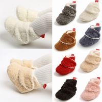 【hot】！ Baby Shoes Infant Slippers Color Toddler Boy Crib Anti-slip Prewalker