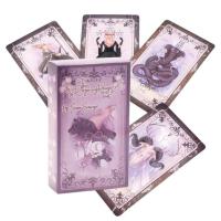 English Tarot Cards Entertainment Aesthetic Game Cards Party Board Game Full English Version for Tarot Lovers Women Men Tarot Enthusiasts natural