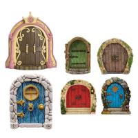 Fairy Door Craft Fairy Doors Cabin Garden Ornaments Outdoor Decor Home Wood Decoration Accessories House Fairies Gnome Gardening Gifts For Men Women Girls Children ingenious