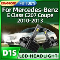 Kingsofe โคมไฟ D1s Led 40000lm หลอดไฟไฟหน้ารถซีนอน6000K Hid สำหรับ Mercedes Benz E Class C207 Coupe 2010 2011 2012 2013