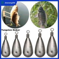 ZHANXENG498 ร้อน Tear Drop Shot Weights น้ำหนักเพิ่มเติม คุณภาพสูง ตกปลาทังสเตน Line Sinkers Sinker Hook Connector