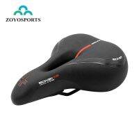 [COD] Cross-border bike with light cushion big butt comfortable bicycle saddle tail light riding equipment