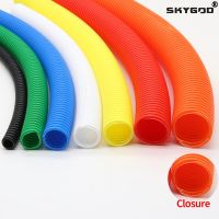 1/5/10M PP Insulated Corrugated Pipe Wire Hose Threading Hose Plastic Corrugated Pipe Protective Sleeve 7.5mm-34.5mm Cable Management