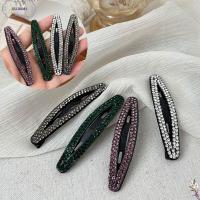 UUJKIMJ 6PCS โลหะผสมอัลลอยด์ คลิปผม rhinestone อุปกรณ์เสริมผม ที่หนีบผมบีบีกัน แฟชั่นสำหรับผู้หญิง คลิปด้านข้าง ผมเส้นผม