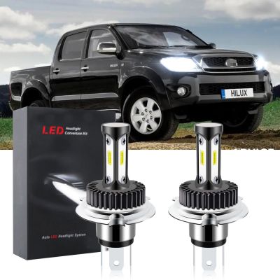 หลอดไฟหน้ารถยนต์ LED T12 6000K สีขาว แบบเปลี่ยน สําหรับ TOYOTA HILUX VIGO 2005 2006 2007 2008 2009 2010 2011 (1 คู่) 2PCS