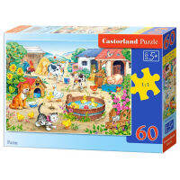 Castorland Ingenious Children Puzzle 60 ชิ้น (ชุดการศึกษาสัตว์ในฟาร์ม)