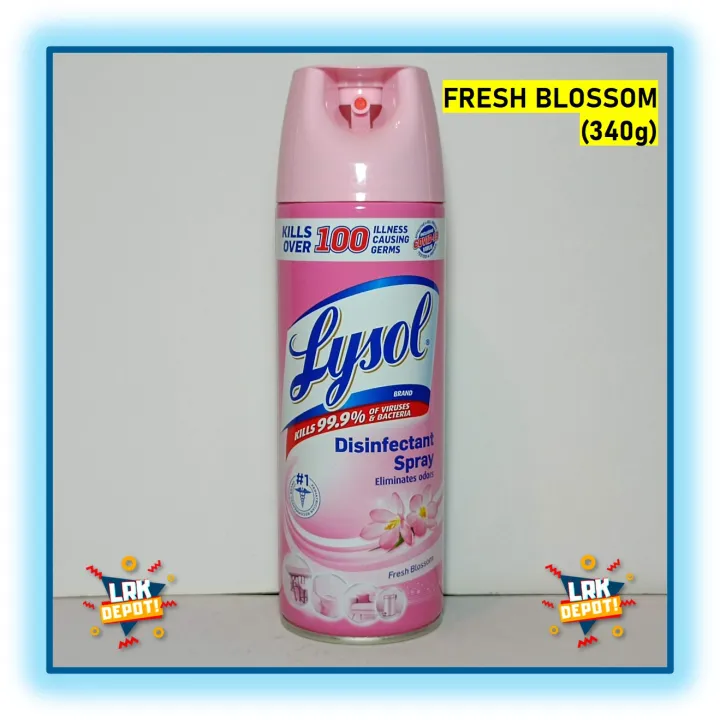 Lysol Disinfectant Spray Fresh Blossoms Scent 340g Fresh Blossom Lazada Ph 6214