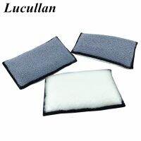 【CW】 Lucullan Microfiber Interior Scrubbing Sponge (5”x3.5”) Applicators for LeatherPlasticVinyl and Upholstery Cleaning