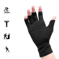 1 Pair Compression Arthritis Gloves Wrist Support Cotton Joint Pain Relief Hand Brace Women Men Therapy Wristband Cycling gloves