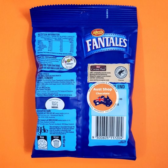 Allen s fantales 120g - kẹo socola nhân caramel - australian stock - ảnh sản phẩm 4
