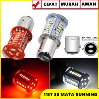 2 ชิ้น MATA ไฟ LED เบรกหยุด 30 ตา ไฟแฟลช กระพริบรถจักรยานยนต์ 2 ฟุต DC-12v ใหม่วิ่ง