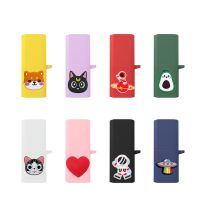 Cartoon Silicone Case For Huawei FreeBuds Lipstick Headphone Protective Cover Shell Lipstick Charging Storage Bag With Hook Wireless Earbuds Accessori