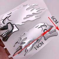 ❦ 3D Stickers Skull Head Motorcycle Truck Helmet Pad for Harley Flame Tank Decals Kawasaki Honda skulls Stickers X1J5