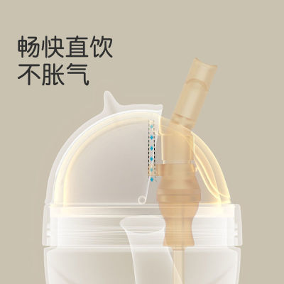 2023[ ของแท้อย่างเป็นทางการ ] Shixi ถ้วยฟางเด็กหมวกเด็กหัดดื่มน้ำป้องกันการสำลักและสเปรย์