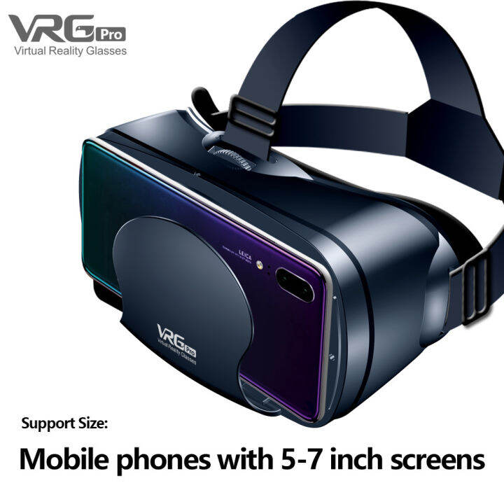 VRG Pro 3D VR Glasses Virtual Reality Full Screen Visual WideAngle VR