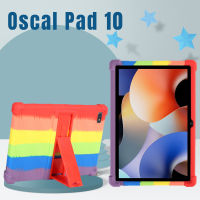 เคสซิลิโคนกันกระแทกสำหรับ Blackview Oscal Pad 10 Stand Cover OscalPad เคสที่จับป้องกันการแตก