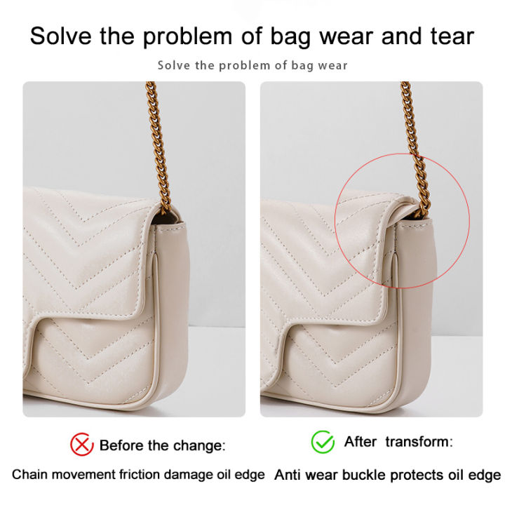 ถุงป้องกันการสึกหรอหัวเข็มขัดสำหรับ-g-marmont-แผ่นป้องกันมุมโซ่กระเป๋าป้องกันกระเป๋าเปลี่ยนรูปสนับสนุน