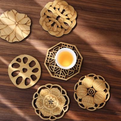 【CW】✉♨  Drink Coasters Round Cup Table Mug Placemat Decoration Accessories