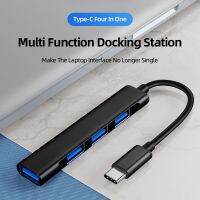 3.0 2.0 Hub 4 Port USB Multi Splitter Adapter OTG Type C Power Adapter for Macbook Xiaomi Lenovo PC Laptop Computer Accessories USB Hubs