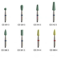 ทันตกรรม Lab ช่องปากเซรามิกเพชรเครื่องบดขัด Z Irconia เต็มพอร์ซเลนมงกุฎโปแลนด์สำหรับความเร็วต่ำ Contra มุม Handpiece ใช้