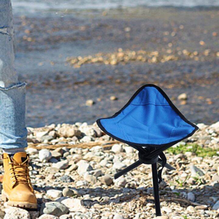 portable-folding-tripod-camping-stool-cloth-outdoor-slacker-chair-seat-fabric-cover-waterproof-lightweight-fishing-camping