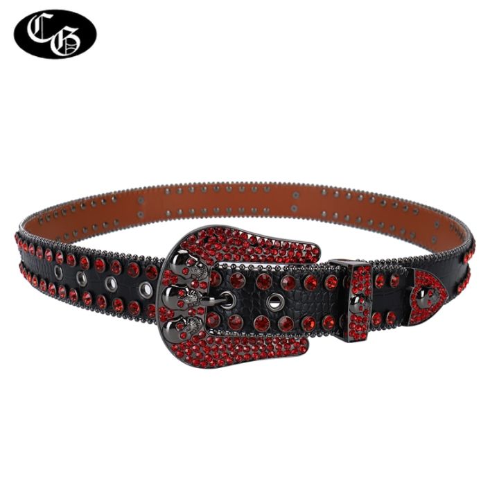 2-punk-y2k-western-red-rhinestones-belts-for-men-casual-diamond-bling-bling-studded-belts-cinturones-para-hombre-sintirones-mujer