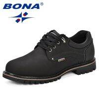 BONA Fashion Men Casual Shoes New Autumnmen Flats Cow Split Male Oxfords Men Leather Shoes Zapatillas Hombre Free Shipping