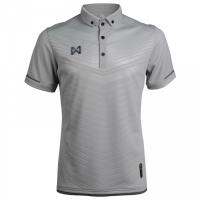 WARRIX SPORT เสื้อโปโล WA-3318-EE  (สีเทาอ่อน-เทาเข้ม)