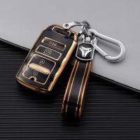 ℡▪﹍ For Kia Sorento Cadenza K900 K7 2017 2018 2019 4 Button Remote Shell Keyless Set Hot Sale TPU Key Case Cover Holder Protection