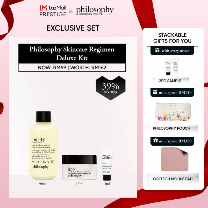 Philosophy Skincare Regime Deluxe Kit Lazada