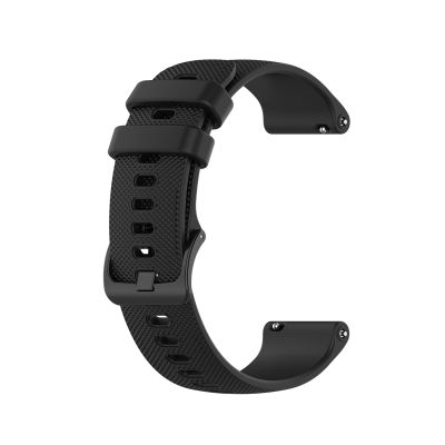 สำหรับ Garmin Forerunner 645สายนาฬิกาข้อมือซิลิโคนตาข่ายเล็กเพลง (สีดำ)