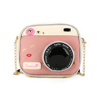 Funny Camera Womens Bag Trend Fashion Leather Baguette Bag Ladies Chain Women Coin Purse Crossbody Cute Hanging Mobile Bag