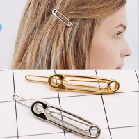 【CW】HOT Sale Fashion Hair Clip for Women Personality Exaggeration Metal Pin Hair Pins Clip Stick Hairpin Hair Styling Accessories