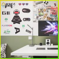 VHGG PVC DIY Wallpaper Home Boys Bedroom Decor Gamer Wall Sticker Room Stickers Gaming Poster