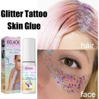 Eelhoe Flash Tattoo Skin Glue Facial Body Painting Eye Makeup Sequins Glitter Skin Tattoo Glue