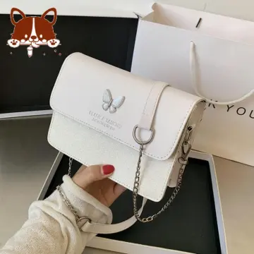 Gucci white butterfly bag hot sale