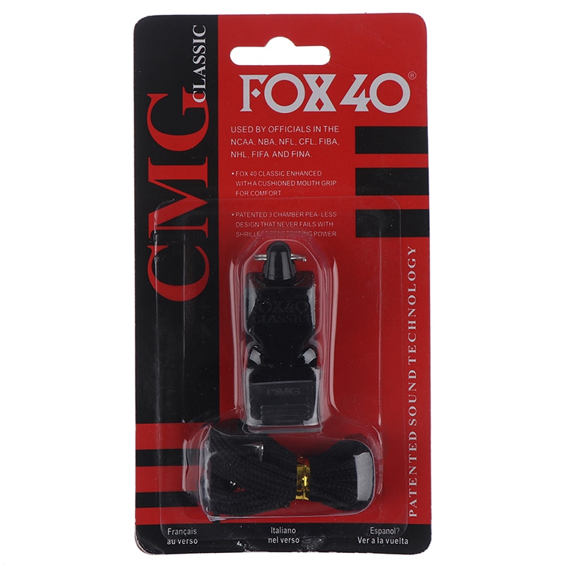 Fox 40 Epik CMG Official Whistle and Wrist-Lanyard Football soccer Training 