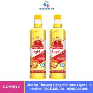 Combo 2 Dầu Ăn Neptune Light Thượng Hạng - Chai 1L