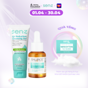 Combo chăm sóc da dầu - Serum Niacinamide Balance 30ml + Sữa rửa mặt khổ