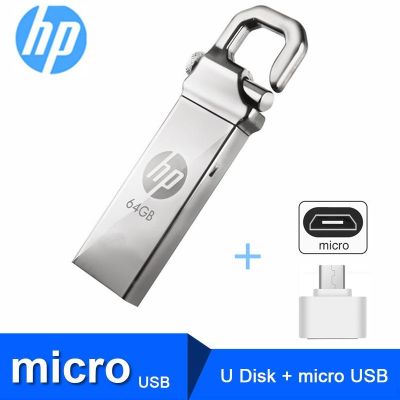 Ready Stock! HP USB Flash Drive 1TB Metal Pendrive OTG adapter