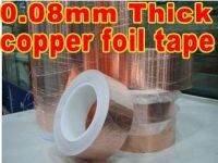 1 Roll 20mm*30 meters *0.08mm Thickness One Side Adhesive  Single Sided Conductive Copper Foil Tape  Electrical Bonding