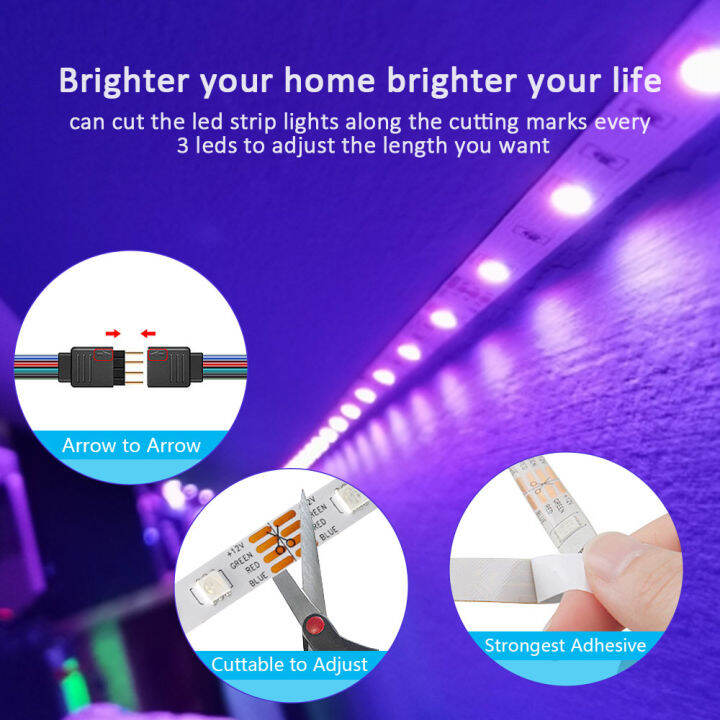 colorrgb-led-strip-light-5m-30m-rgb-5050-flexible-ribbon-diy-led-light-strip-phone-app-bluetooth-16millon-colors