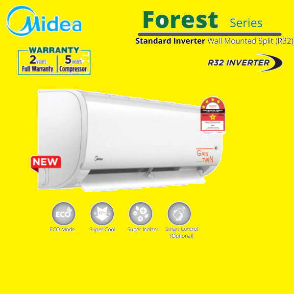 Midea 1 0hp Air Conditioner Msk4 09crn1 Free Table Fan 12 Lazada