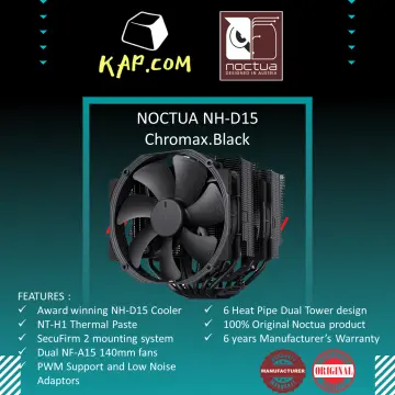 BRAND NEW ~ Noctua NH-D15 chromax.black CPU Cooler ~ Supports